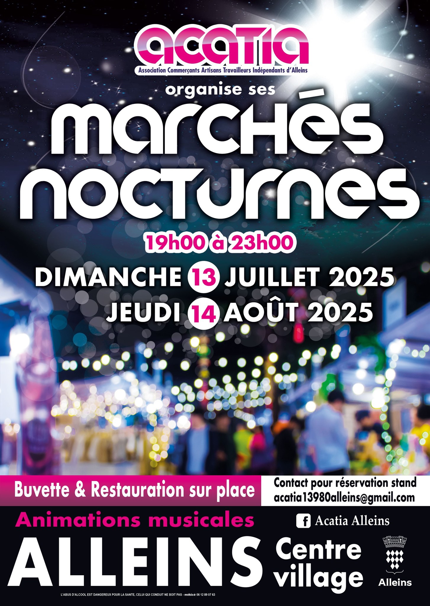 Marchés Nocturnes 14 Aout 2025